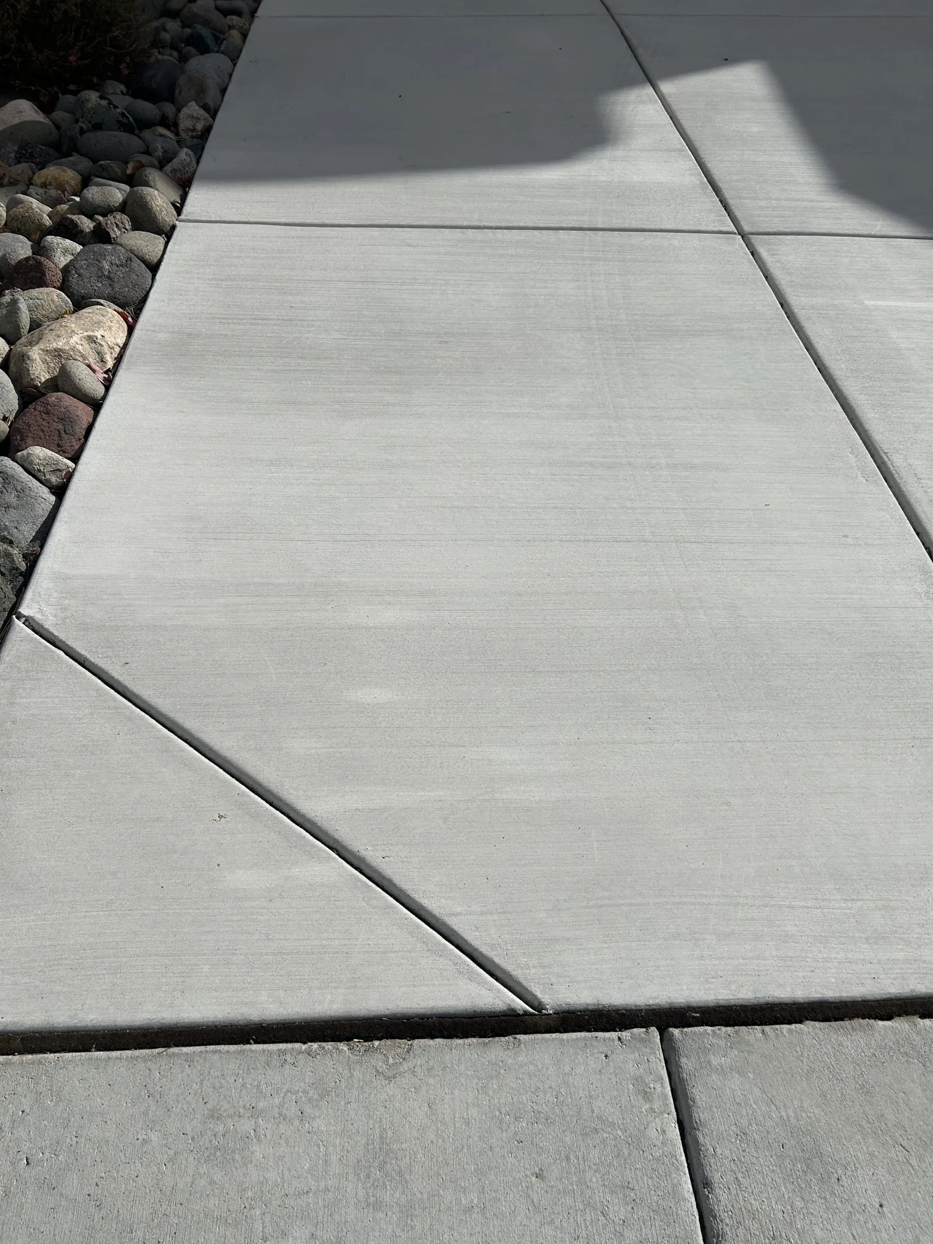 new concrete driveway