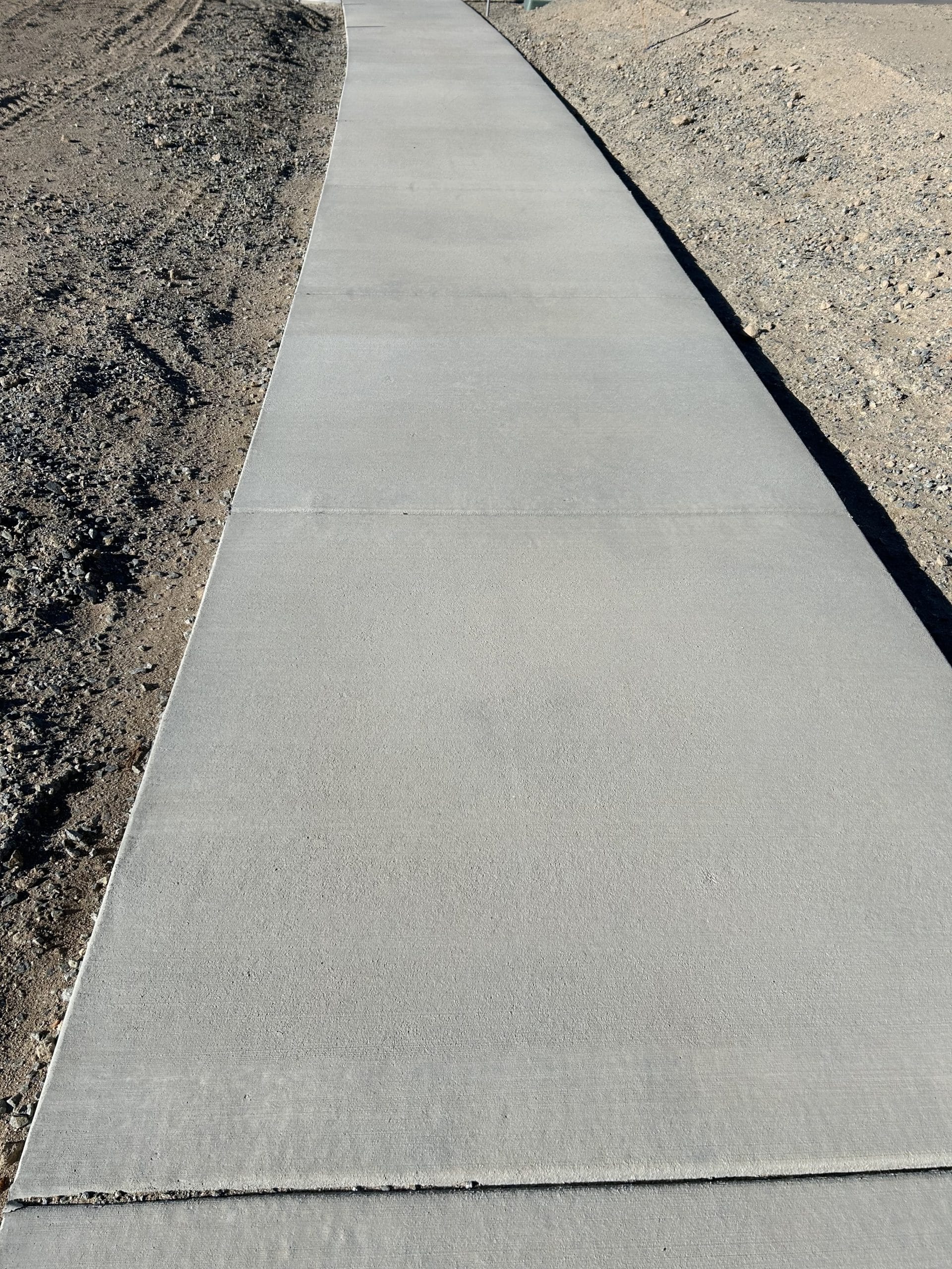concrete trail pathway